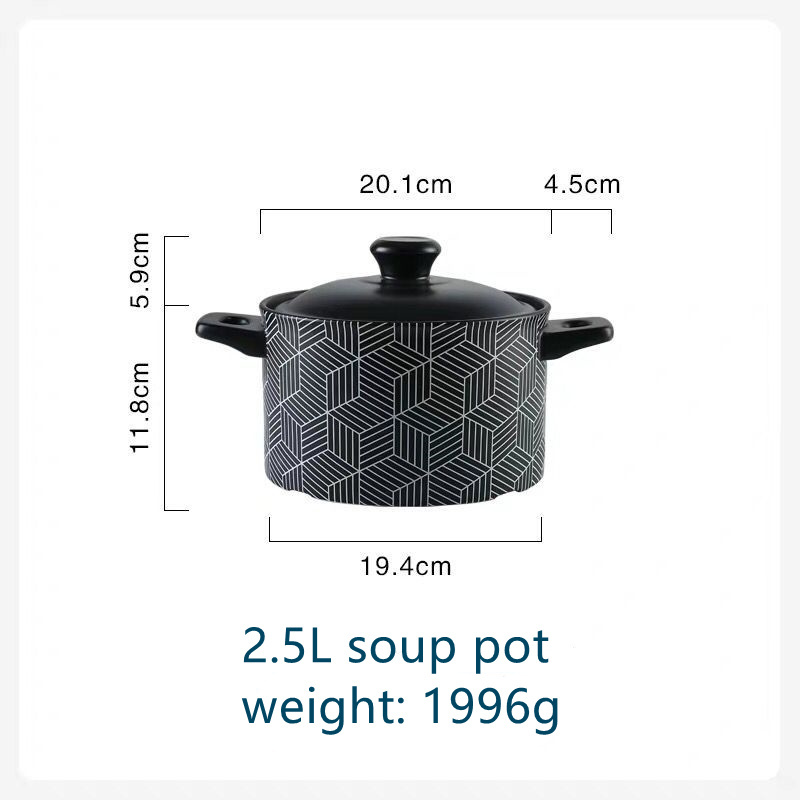 4pc New fashion design domestic top quality non-stick ceramic soup pot custom logo milk pan pot with lid