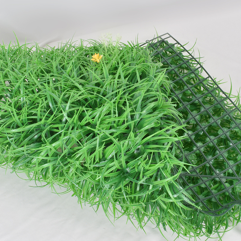 Plastic High Quality Artificial Hedge Boxwood Panels Green Plant Vertical Garden Wall For Indoor Outdoor Decoration