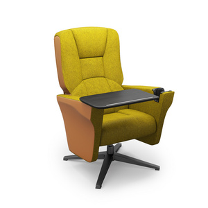 Home Theater Chair Milano Glide Fabric/Leatherette Removable Table Practical Choice For Multitasking And Efficiency