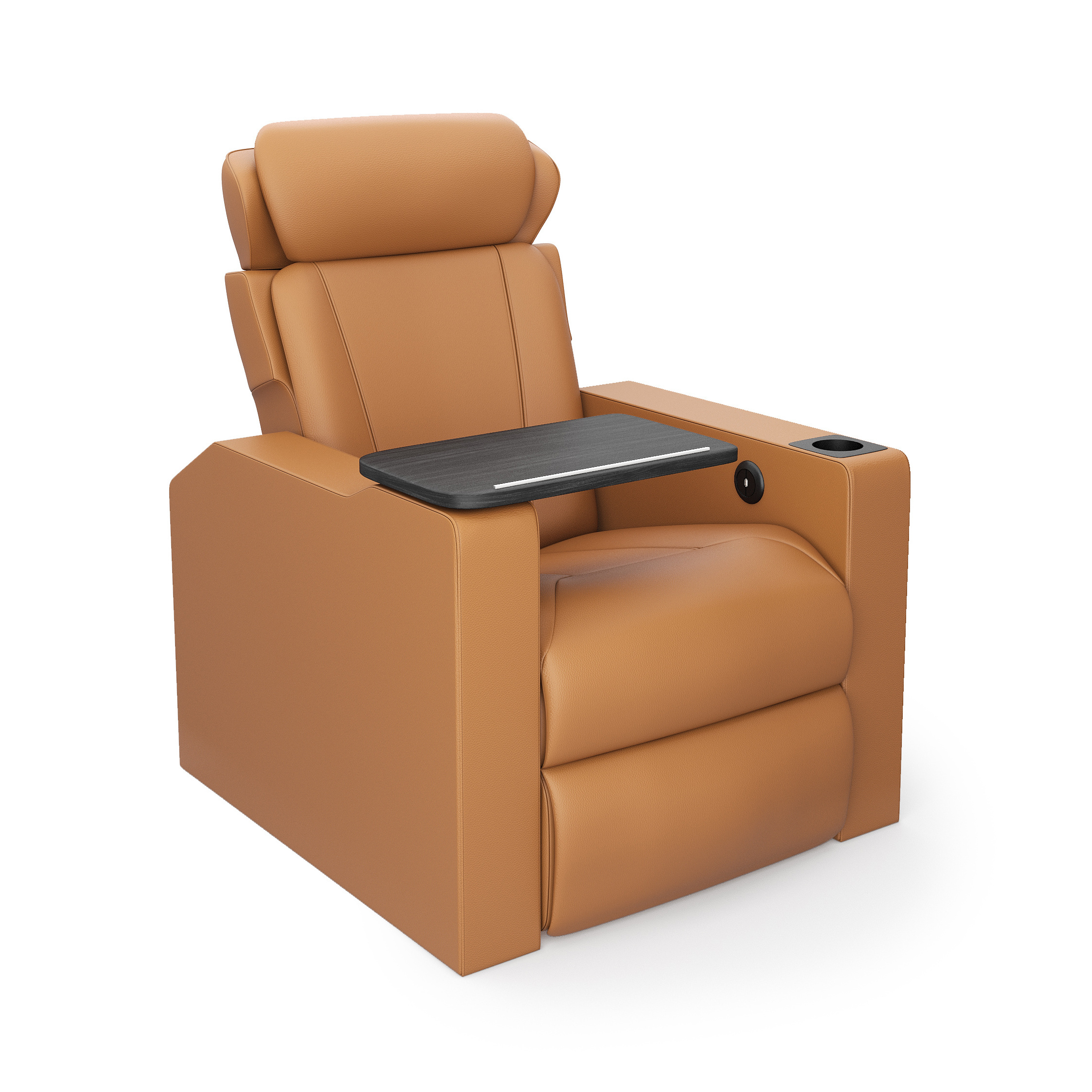 Home Theater Cinema Chair Opus Recliner Fabric/Leatherette Standard Table