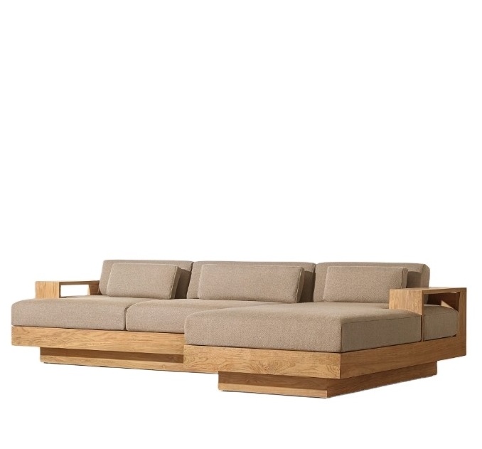 Luxury Modern Furniture Garden Lounge Suite Sofa Set Outdoor Furniture Outdoor Modular Teak Furniture