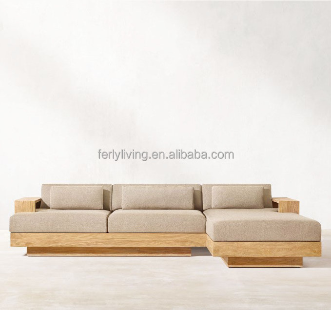 Luxury Modern Furniture Garden Lounge Suite Sofa Set Outdoor Furniture Outdoor Modular Teak Furniture