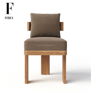 Ferly New Arrival Modern Design Chair Outdoor Garden Furniture Teak Chair With Cushion For Garden