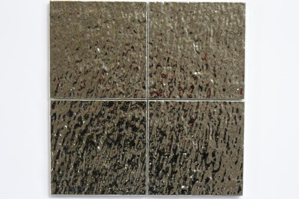 China Wholesale Wall Floor silver stainless steel metal 316  304 Art Glass Mosaic Tiles For Swimming Pool tile