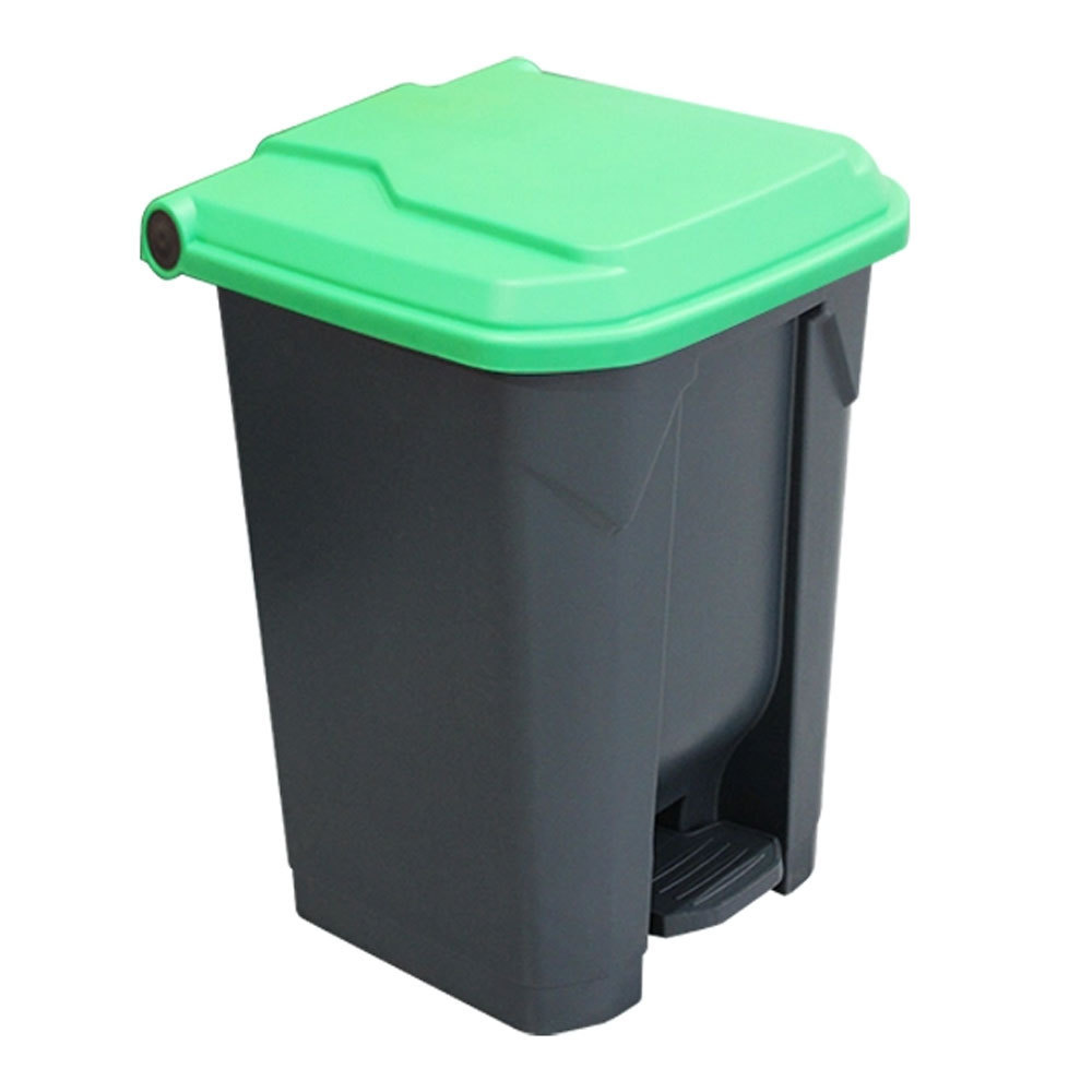 Factory Supply Plastic Foot Pedal Trash Can Segregated Double Basket Recyclable Garbage Can Bins