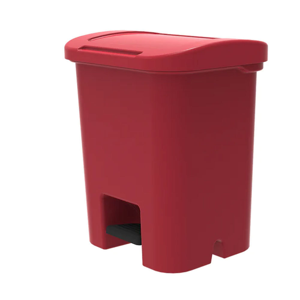 Factory Supply Plastic Foot Pedal Trash Can Segregated Double Basket Recyclable Garbage Can Bins