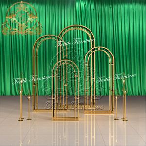 Wedding Arch Metal Backdrop Stand Set Nordic Party Decor