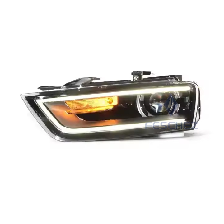 HIGH QUALITY HEAD LAMP FOR AUDI Q3 2013-2016 DRL TURN SIGNAL HIGH BEAM LOW BEAM ANGEL EYE HEADLIGHT