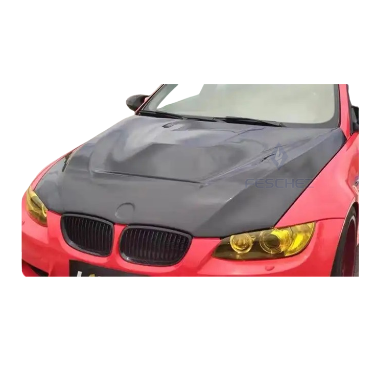 CARBON FIBER FRONT ENGINE HOOD GTS STYLE FOR BMW E90 HOOD FOR BMW 3 SERIES E90 2009-2012 CAR EXTERIOR DECORATION