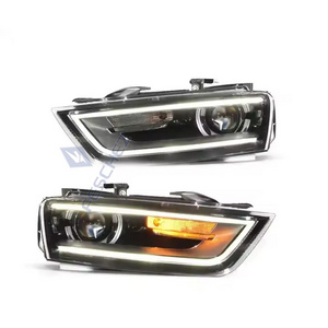 HIGH QUALITY HEAD LAMP FOR AUDI Q3 2013-2016 DRL TURN SIGNAL HIGH BEAM LOW BEAM ANGEL EYE HEADLIGHT