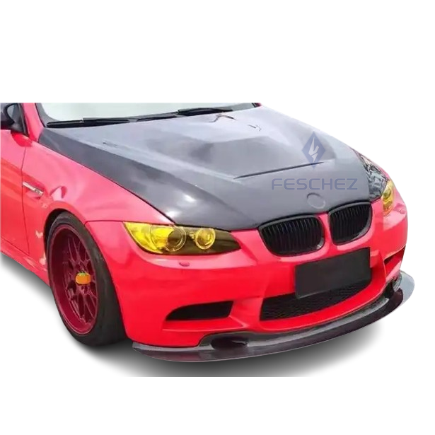 CARBON FIBER FRONT ENGINE HOOD GTS STYLE FOR BMW E90 HOOD FOR BMW 3 SERIES E90 2009-2012 CAR EXTERIOR DECORATION