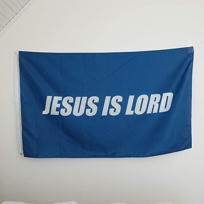 Custom Outdoor The Original Christian Owned Jesus is Lord Flag  Christian Jesus is King Flag