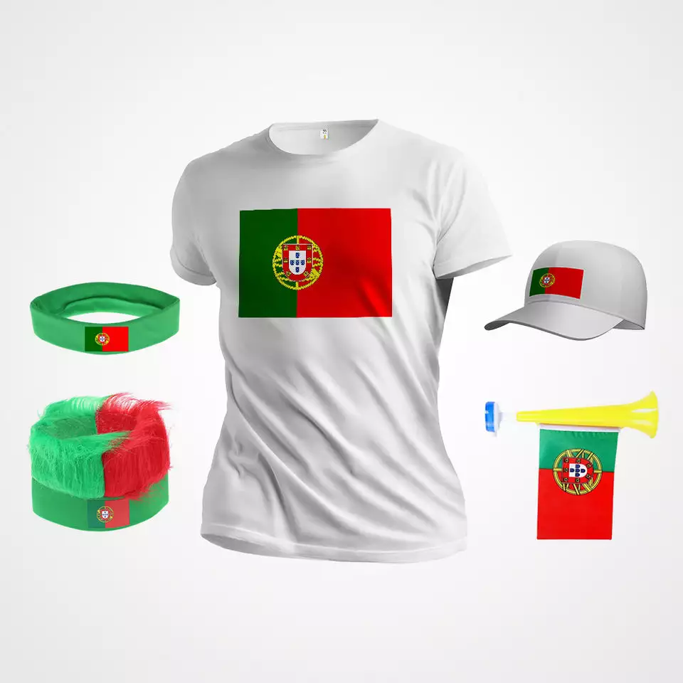 World  Soccer Game Fans Cheering 32 Country Ready To Ship Portugal flag banners