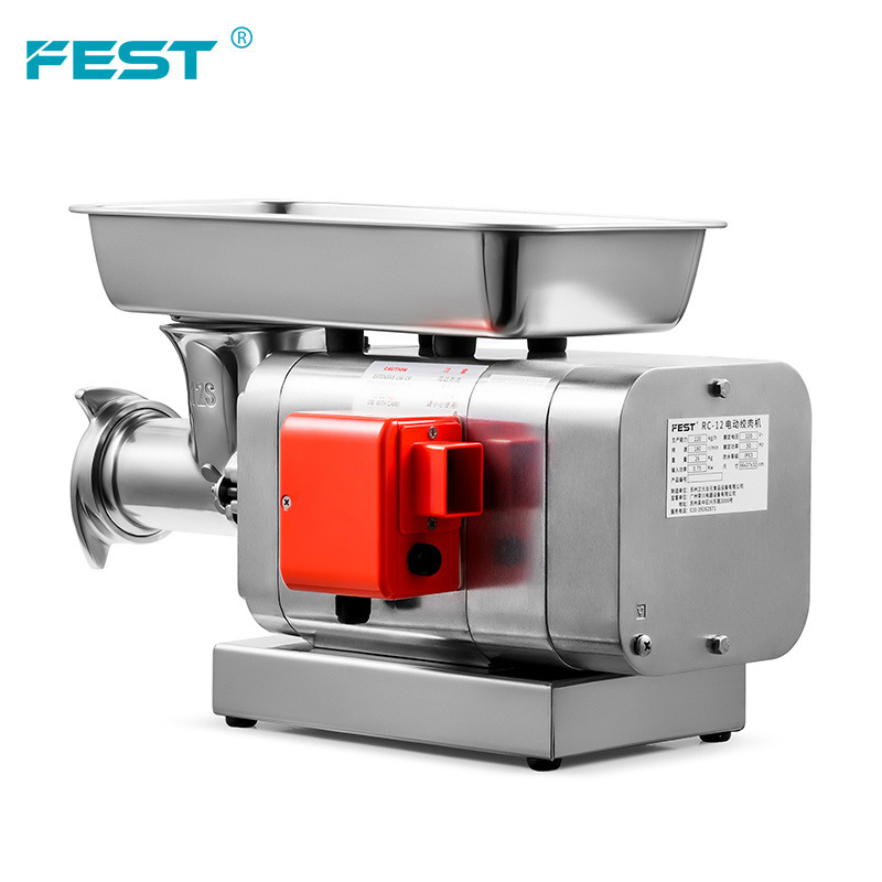 Commercial Frozen Meat Grinder 1500W 2Hp Electric Portable 22 440kg/h Industrial Meat Grinder Crusher for Fresh/Frozen Meat