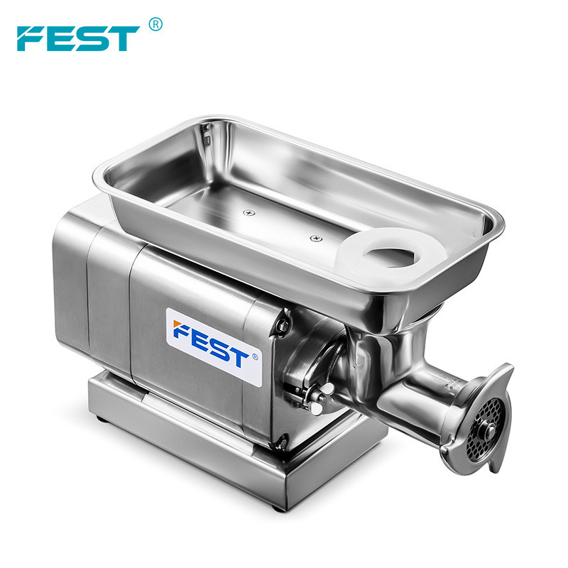 Commercial Frozen Meat Cutter 1100W 1.5HP Electric Commercial Meat Grinders 300kg/hour Stand Mixer Food Grinder #12 Beef Mincer