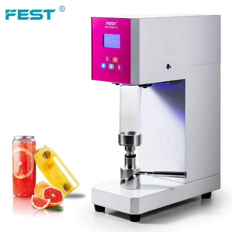 FEST Juice Beer Canner Bottle 250ml 330ml 500ml 650ml Drink Aluminium Can Sealing Manual Canning Pet Plastic Can Seamer Machine