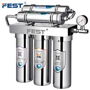 Bubble Tea Stainless Steel Kitchen UF Membrane Water Purifier Water Filter Ultra Filtration Water System