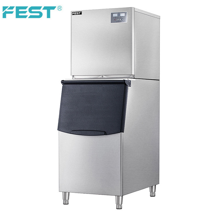 FEST wholesale food shop ice cube maker 500kg one day ice block making machine