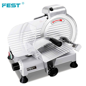 FEST Frozen Meet Mini Meat Cutting Machine 220es-8 meat cutter slicer Home/Commercial chicken bacon slicer kitchen meat slicer