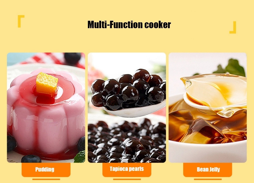 Bubble Tea Shop auto cooking machine smart  5l for tapioca/jelly/pudding/sago/taro/beans boba tea cooker tapiocar cooker