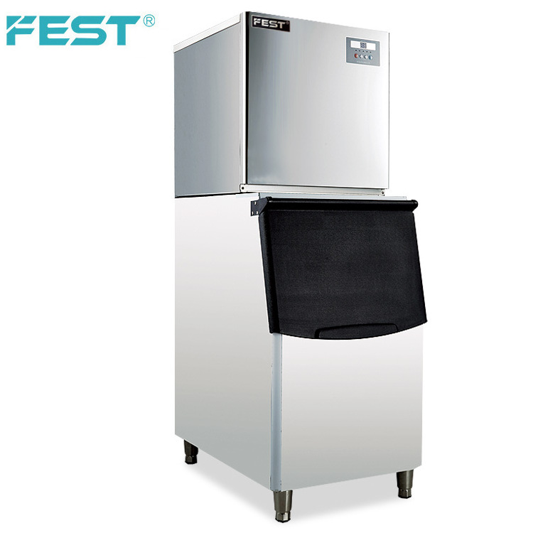 FEST wholesale food shop ice cube maker 500kg one day ice block making machine