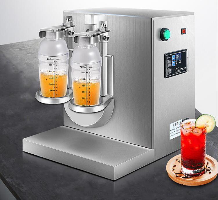 FEST factory wholesale two bottles milk tea shake machine shake blender automatic milkshake machine