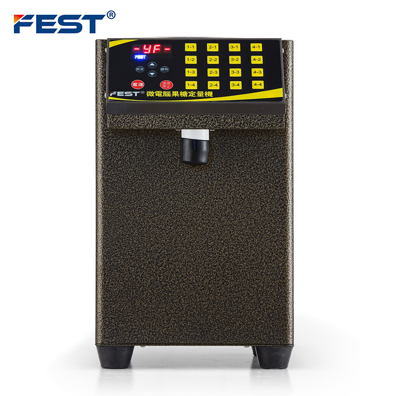 FEST 8L Fructose Dispenser Machine Juice Bubble Tea Milk dispensing automatic syrup sugar automatic coffee dispenser for milk tea