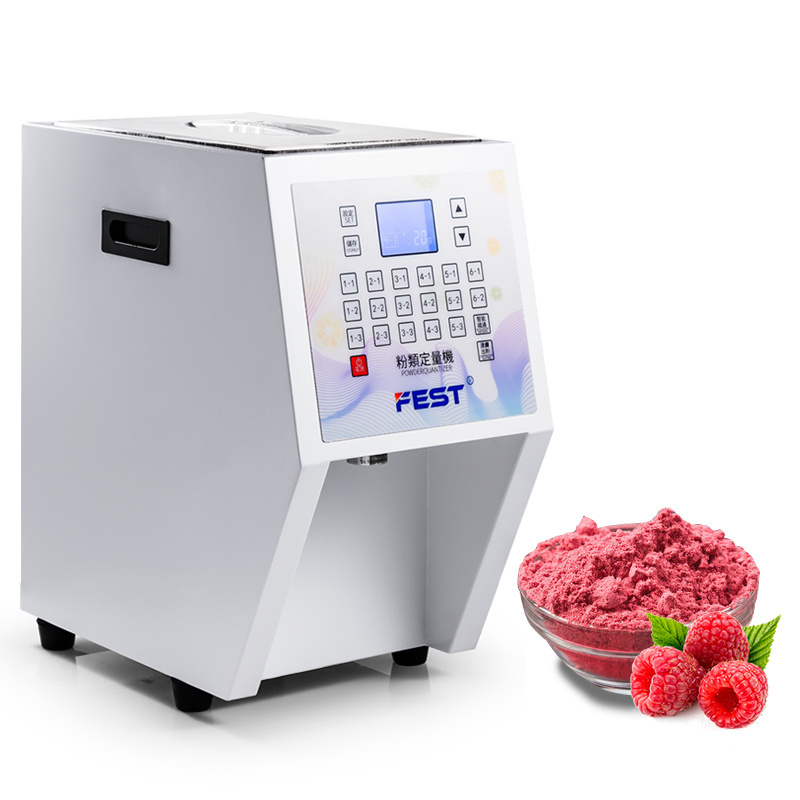 FEST electric 3.5L 18 keys boba tea powder dispenser bubble tea shop quantitative fruit powder machine for sale