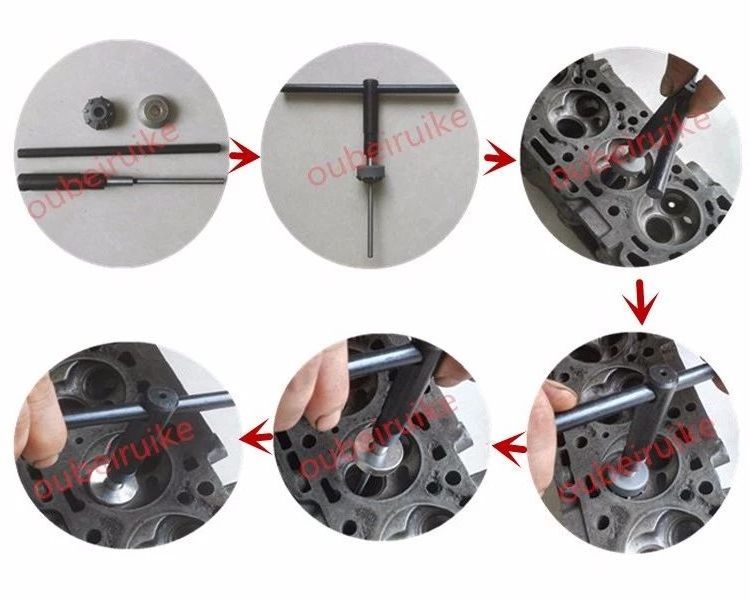 Valve Cutting Tool Dia.22-63mm Valve Seat Single Plane Cutters Universal Boring Cutter Valve Repair Tools