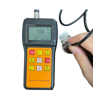 Magnetic Eddy Current Micron Coating Thickness Gauges Meter Tester for Car Paint Metal Automotive