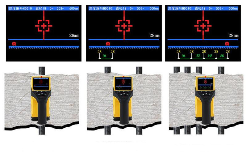 CONCRETE SCANNER Concrete Testing Equipment rebar detector metal locator