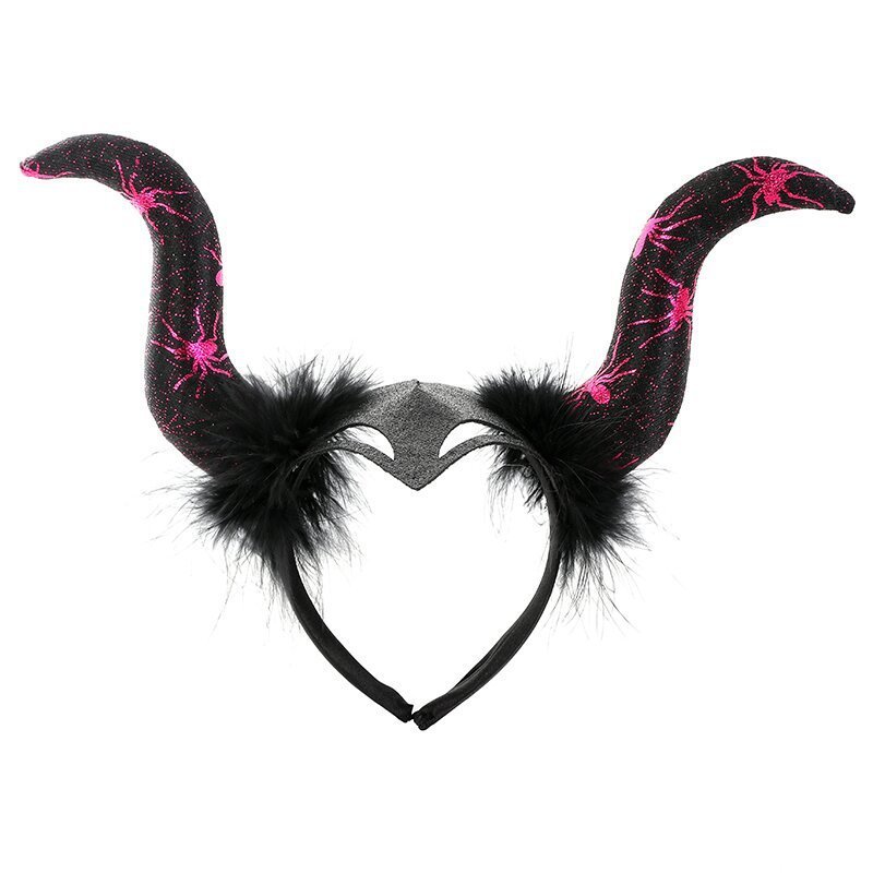 Halloween Bull OX  Maleficent Horn  Witch Party Hair Headband Hoop Devil Horns Headband  Fancy Dress Cosplay