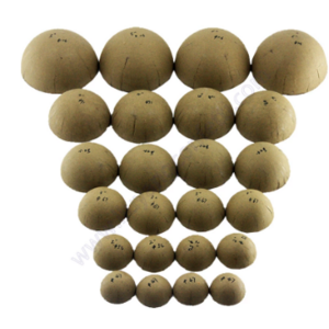 2" 3" 4" 5" 6 Inch Round Fireworks Paired Empty Shell Spherical Ball Display salute pyrotechnic Material Paper Hemisphere Casing