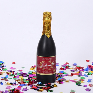 24 pcs safe perfect compressed air Champagne bottle shaped confetti cannons party poppers for party