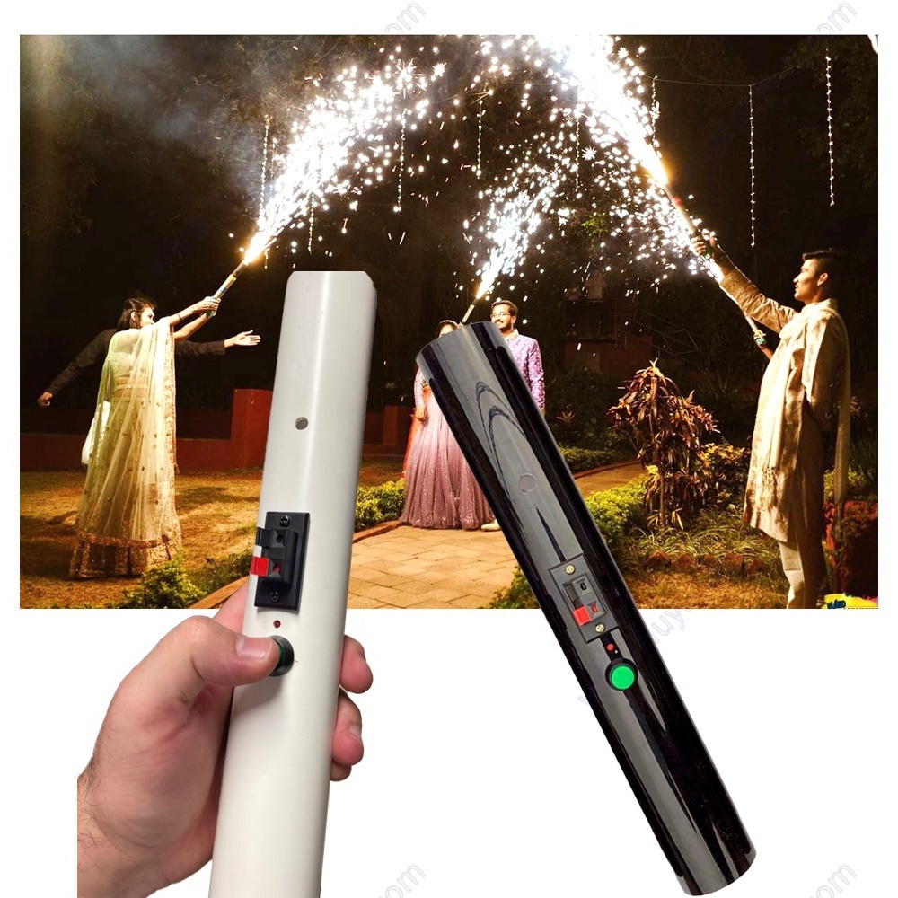 Bride Marriage Couple Entry Dj Dance Wedding Supplies Decoration Centerpieces Arch Decorate Hand Fireworks Cold Pyro Shooter