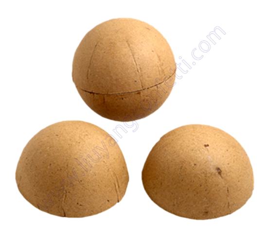 Fireworks display shells materials 2 inch to 12 inch fireworks paper hemisphere empty shell casing