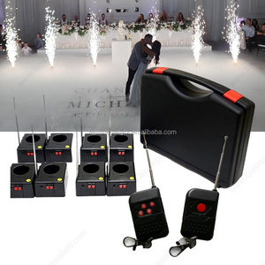 Wedding Electric Sparkler Fountain Indoor Spark 8 Cue Powered Battery Portable Celebration Show Stage Firework Cold Pyro Machine