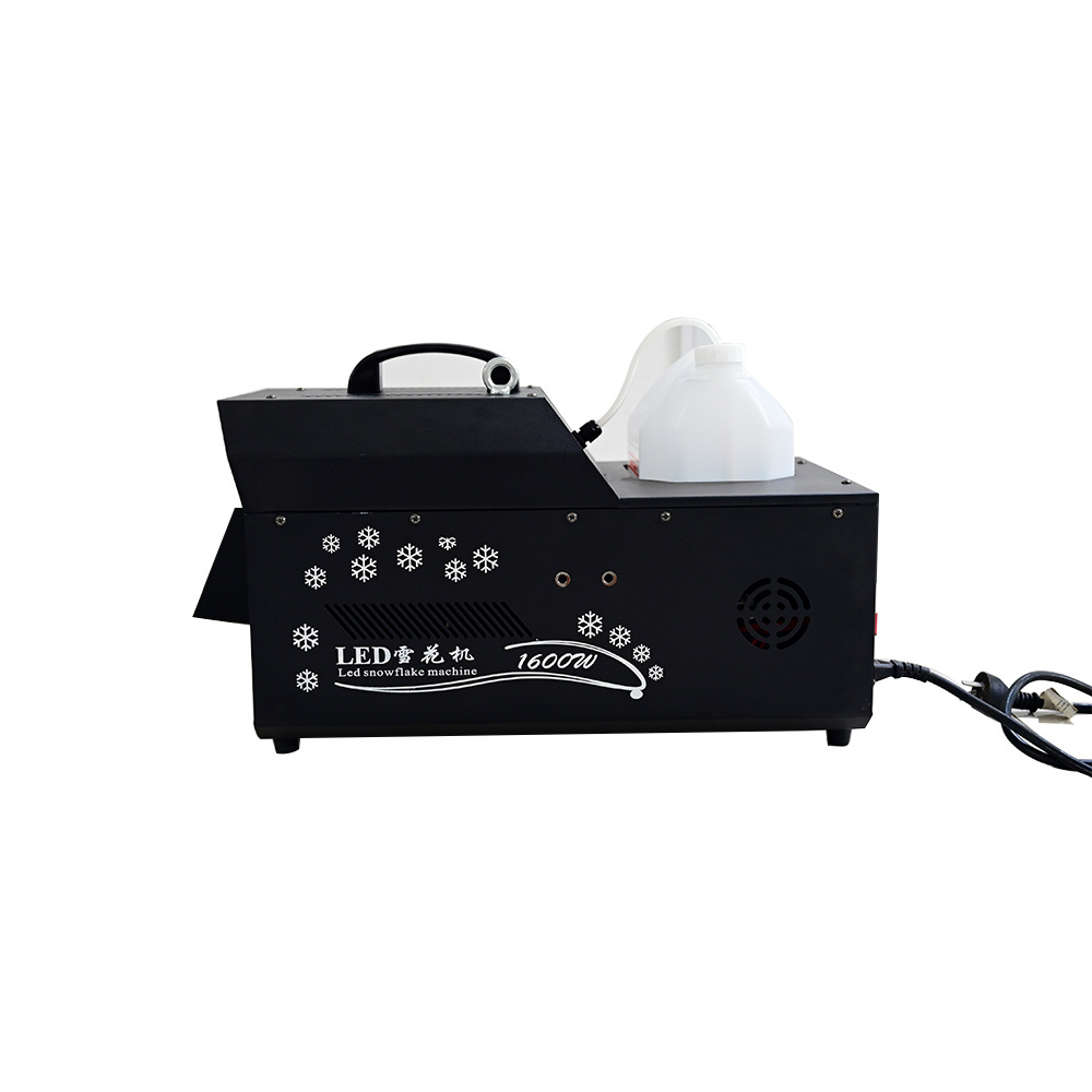 Outdoor Indoor Artificial Snow Making Machine 1500w hanging cheap high quality Event Party Special Effects Foam Snow Machine