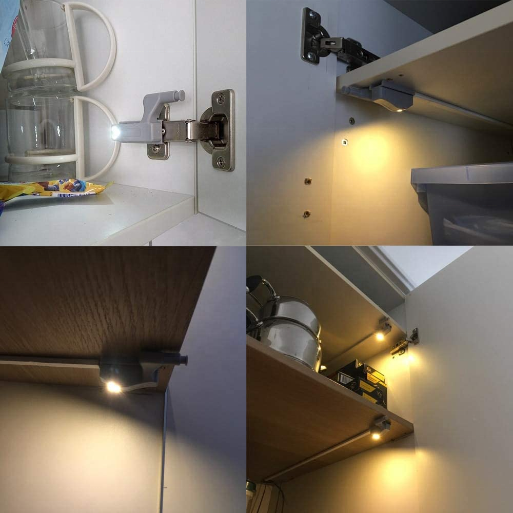 Hot selling Universal Inner Hinge Closet Wardrobe Sensor Home Night LED Kitchen Cabinet Light