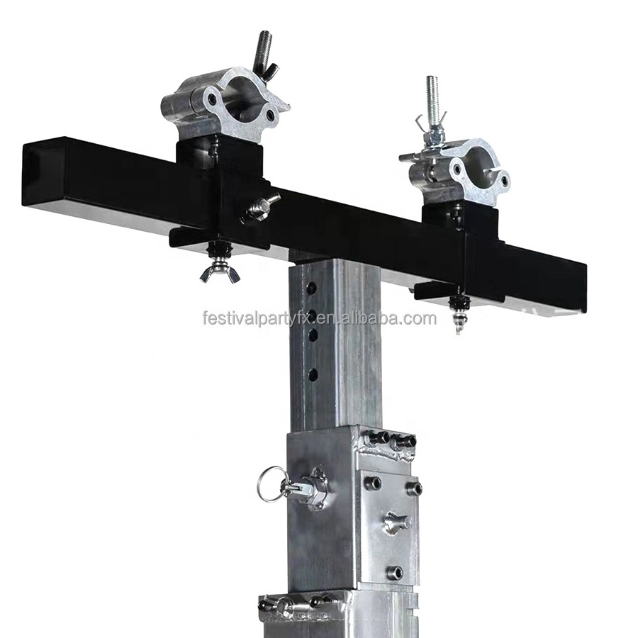 Heavy Duty Adjustable Height Crank Stand Adjustable Lifting Tower For Event Stage Lighting Truss