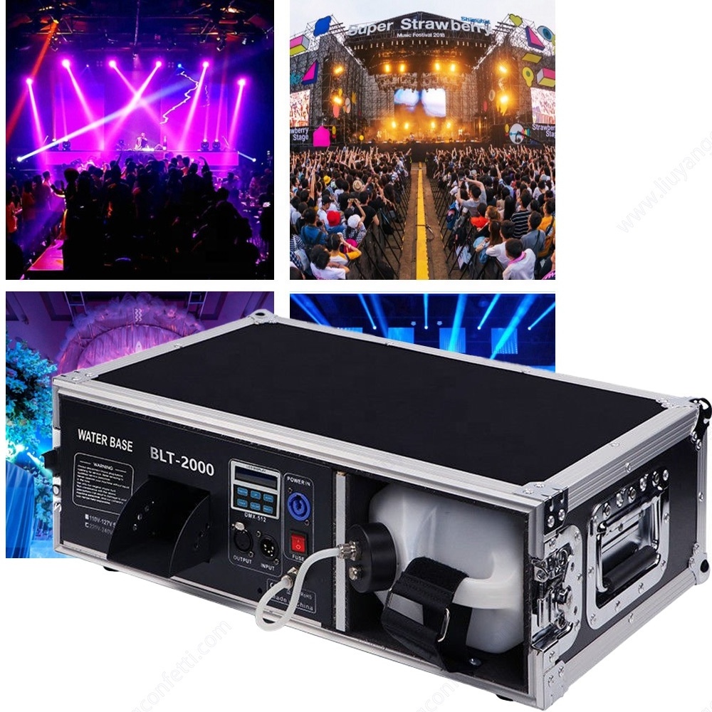 600w 1500w Dmx Water Based Fog 1500 900w 500w Oil Base 1000 W 700w 2000w Remote Control Mist Hazer With Flight Case Haze Machine