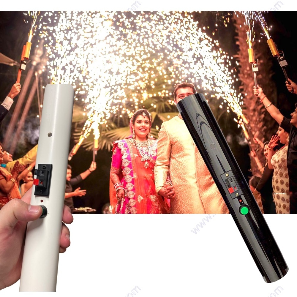 Bride Marriage Couple Entry Dj Dance Wedding Supplies Decoration Centerpieces Arch Decorate Hand Fireworks Cold Pyro Shooter