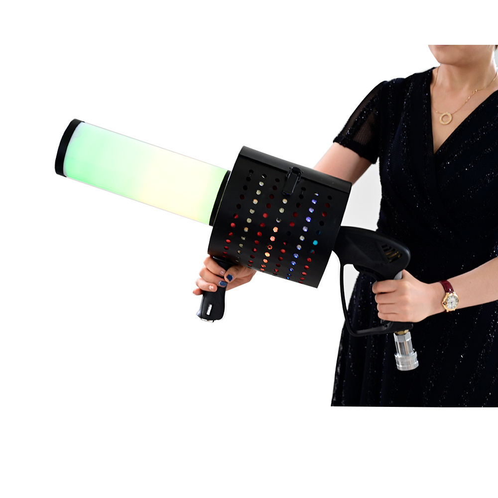 Confetti Spray Machine Electric colorful LED Machine Party Confetti Cannon Machine Gun