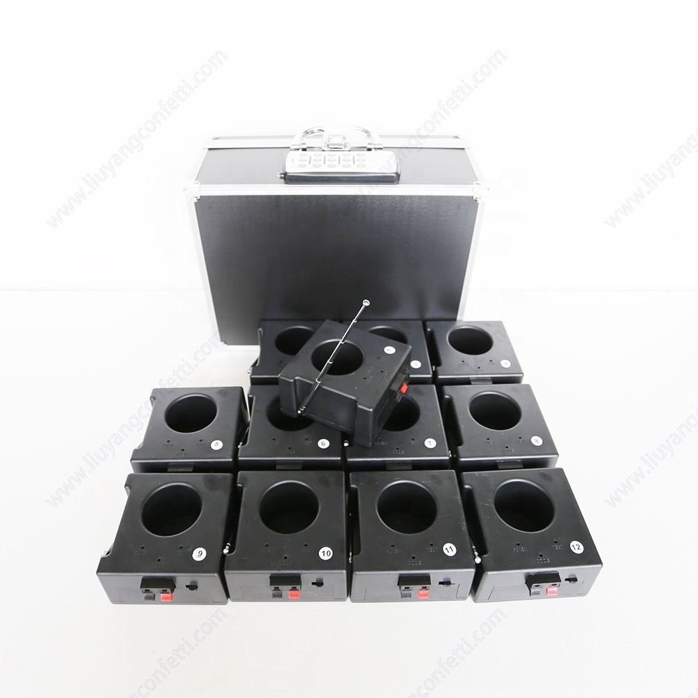 12 receivers ice fountain fireworks ignition system cold fountain stage pyrotechnic firing system for wedding party show