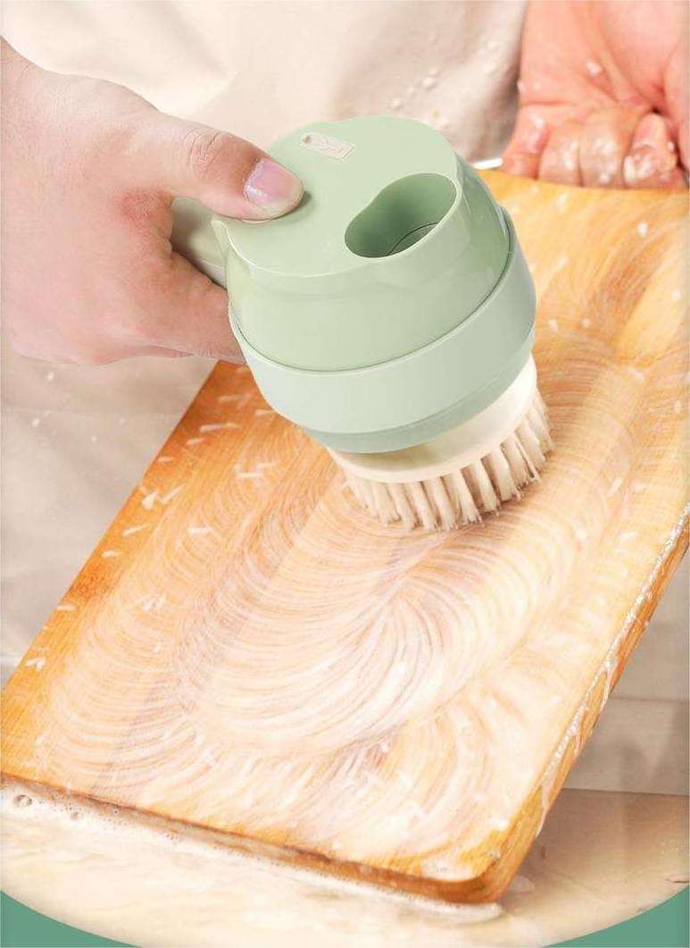 Multifunction Kitchen Vegetable Chopper Hand Held Food Processor Portable Electric Garlic Cutter Crusher Grinder Set