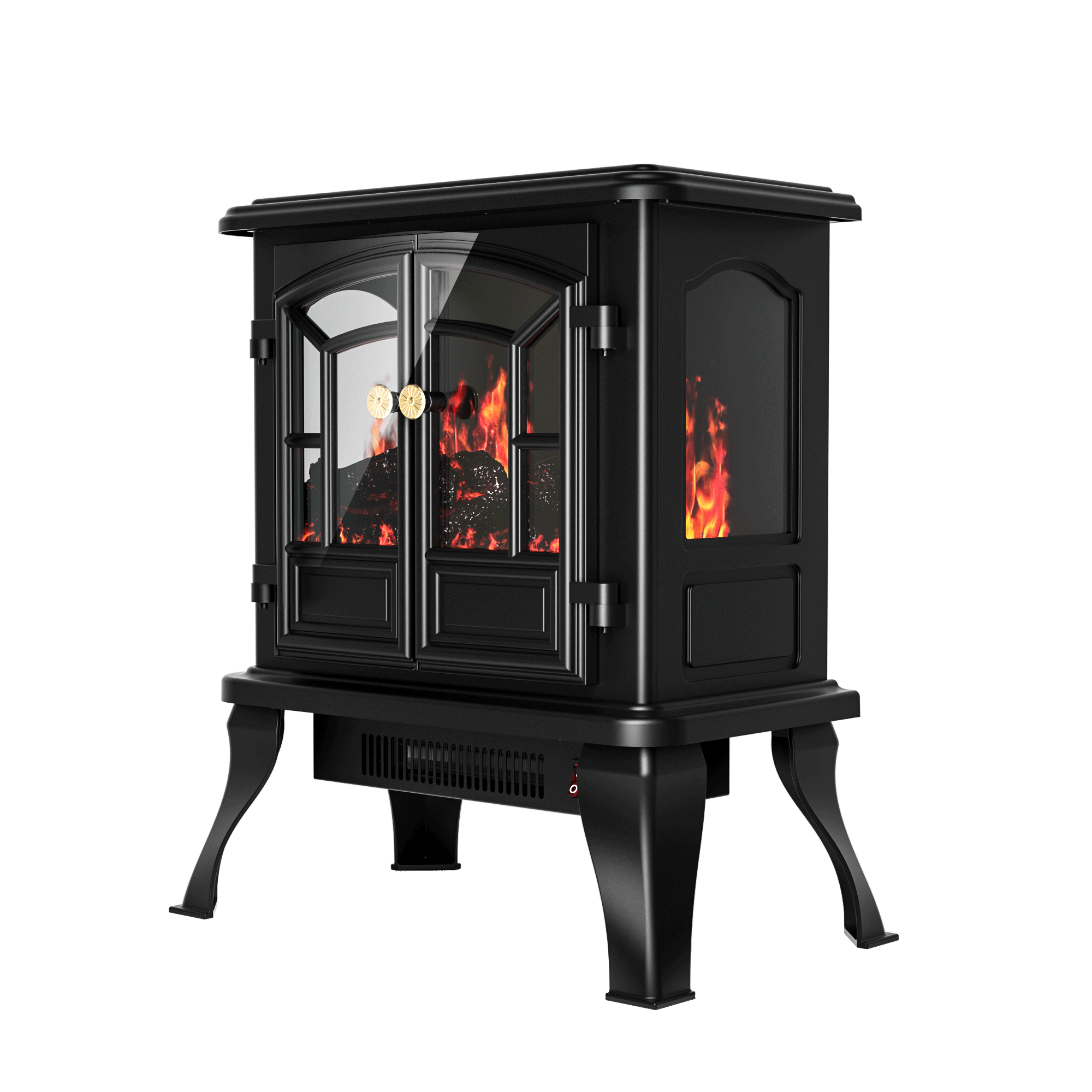 Newest Portable Electric Fireplace Stove Heater Portable Tabletop Indoor Space Heater 1000W Household Winter Heating Typical