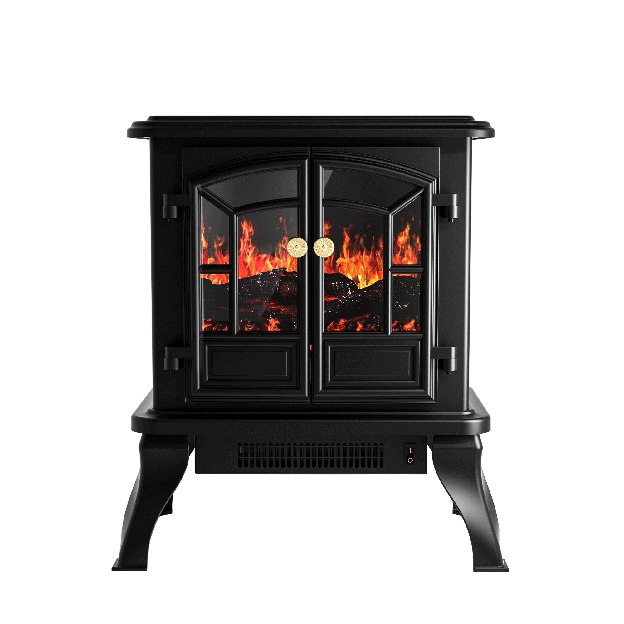 Newest Portable Electric Fireplace Stove Heater Portable Tabletop Indoor Space Heater 1000W Household Winter Heating Typical