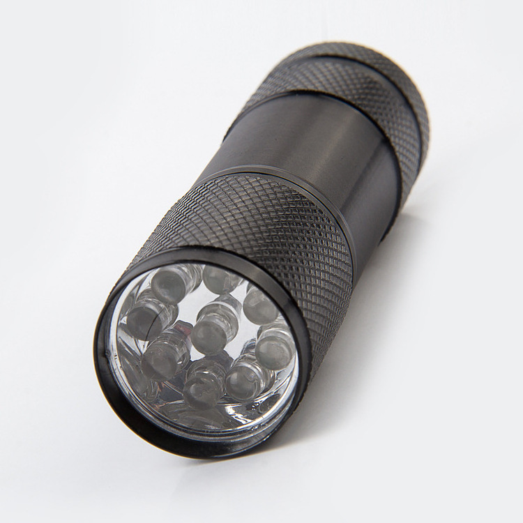 9LED Red Light Torch Vein Detector Beekeeper Hunting Handheld Long Range Infrared Light Torch LED Flashlight Mini 620nm Red 50