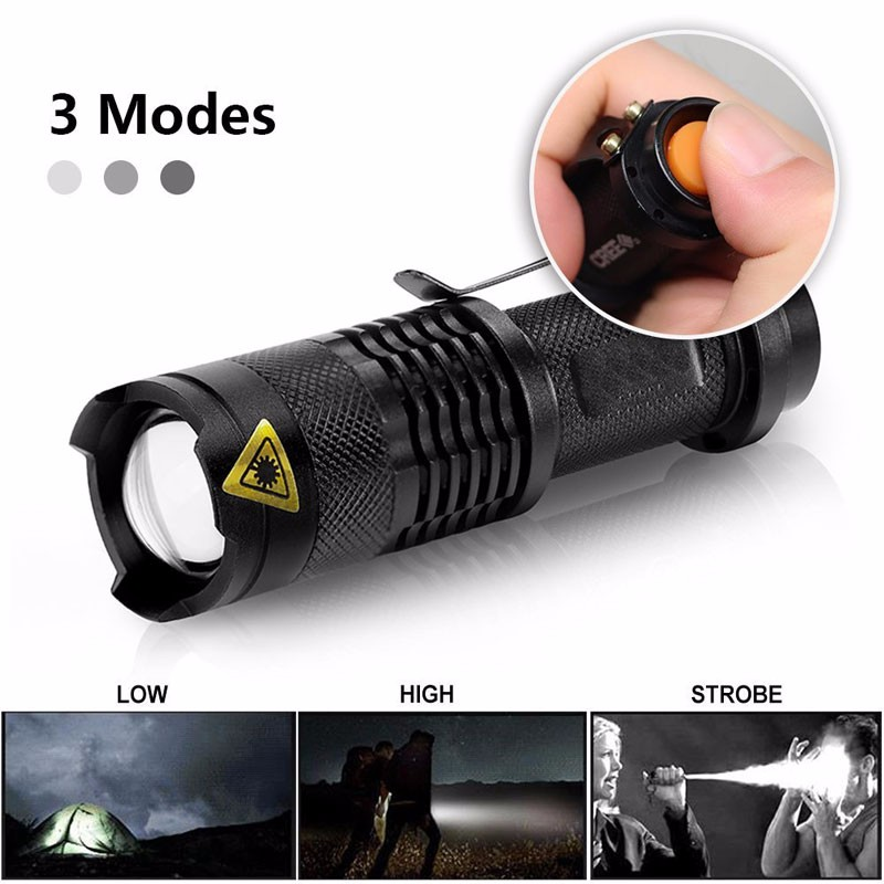 SK68 Focus Adjustable Infrared Flashlight 850 or 940nm Night Vision Device Illuminator Flashlight Black Camping Waterproof 65 80