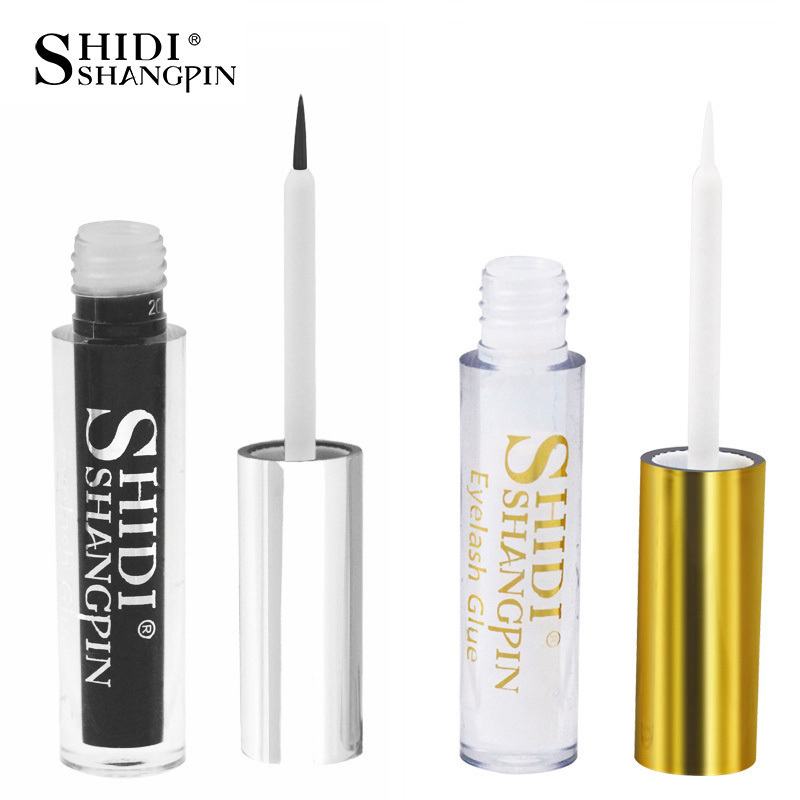 SHIDISHANGPIN 5ML Eyelash Glue Clear Black Lashes Glues Mink Eyelashes Glues Cosmetic Tools Primer For Eyelash